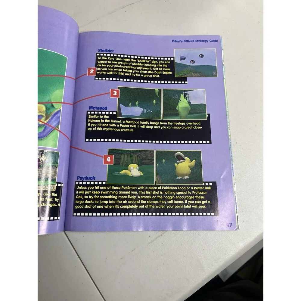 Pokemon Snap Prima Official Strategy Guide Nintendo 64 N64 Complete Book Manual